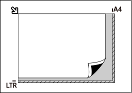 figura: Posizionamento e allineamento dell'elemento con la freccia