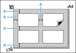 図：複数の原稿をセット