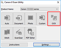 figure&nbsp;: IJ Scan Utility