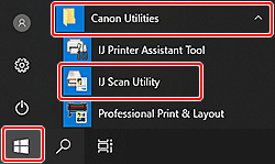 canon ij scan utility does not start windows 10