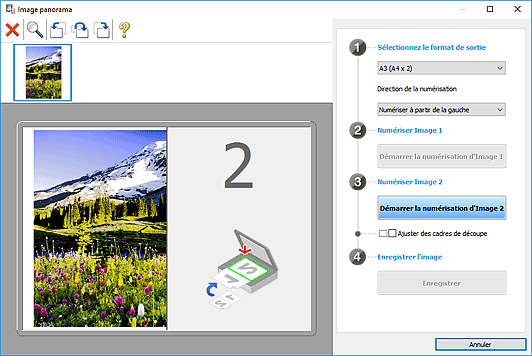 figure&nbsp;: fenêtre Image panorama