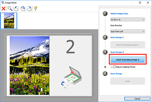 рисунок: Окно &laquo;Совмещение изображений&raquo;