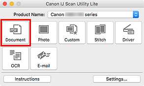 Abbildung: IJ Scan Utility Lite