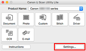 Abbildung: IJ Scan Utility Lite