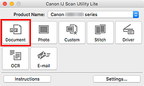 figura: IJ Scan Utility Lite