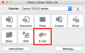 الشكل: IJ Scan Utility Lite