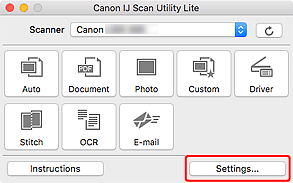 figure: IJ Scan Utility Lite