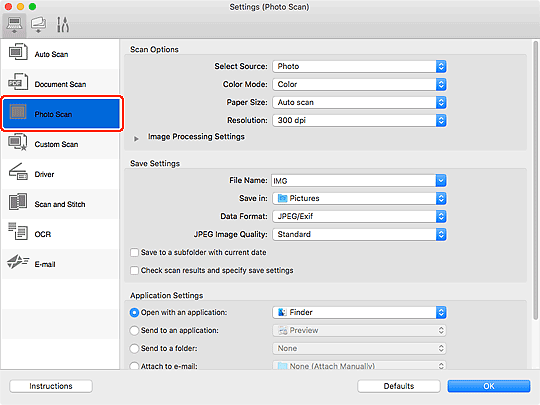 şekil: Ayarlar iletişim kutusu