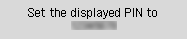 شاشة WPS (PIN code)&lrm;:&rlm; Set the displayed PIN to the wireless router