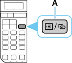 figur: Tryk på og hold knappen Menu/Trådløs forbindelse
