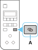 figure : Appuyez sur le bouton Connexion sans fil et maintenez-le enfoncé