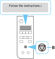 figura: Apăsaţi butonul Oprire