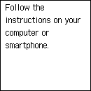 Obrazovka Snadné bezdrát. připojení: Postupujte podle pokynů v počítači nebo chytrém telefonu.