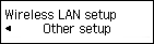 หน้าจอ "ตั้งค่า LAN แบบไร้สาย": เลือก "ตั้งค่าอื่นๆ"