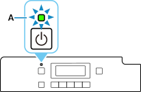 şekil: AÇIK lambası yanıyor veya yanıp sönüyor
