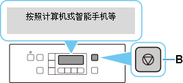 插图：按“停止”按钮