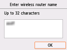 Bestätigungsbildschirm für den Wireless Router-Namen