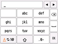 Schermata Immettere password