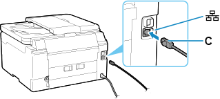 gambar: Menghubungkan kabel ethernet