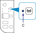 attēls: iedegas Wi-Fi indikators