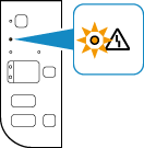 obrázek: Kontrolka Alarm svítí