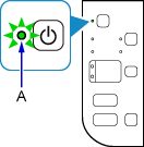 figure: ON lamp lights up