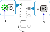 ภาพ: กดปุ่ม Wi-Fi ค้างไว้และสัญญาณไฟ พลังงาน กะพริบ