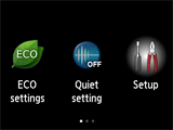 Pantalla INICIO: seleccione Configurar