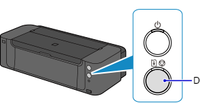 figure: Press and hold the RESUME/CANCEL button and the POWER lamp flashes 11 times