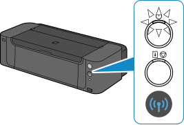 рисунок: индикаторы Wi-Fi и ПИТАНИЕ горят