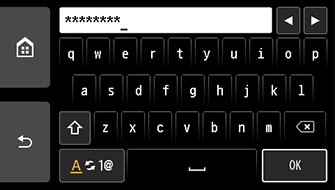 &ldquo;输入密码&rdquo;屏幕