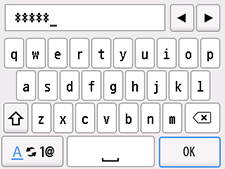 パスワード入力画面