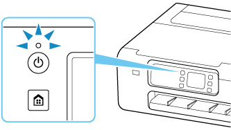 figure: ON lamp lights up
