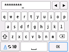 &ldquo;输入密码&rdquo;屏幕