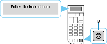 Ábra: Nyomja meg a Stop gombot