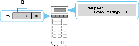 Schermata Menu Impostazione: Selezionare Impostaz. periferica