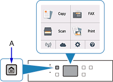 A KEZDŐLAP képernyő