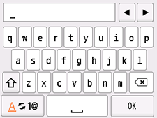 Schermata Immettere password