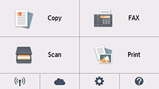 شاشة الصفحة الرئيسية