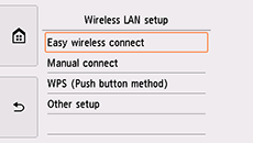 Diğer ayarlar ekranı: Kolay kablosuz bağlantı seçme