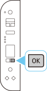 図：OKボタン