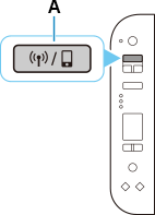 図：ワイヤレスセレクトボタンを押す