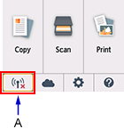 Екран със списък с настройки за Wireless LAN мрежа
