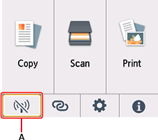 Екран «ПОЧАТОК»: Виберіть «Мережа»