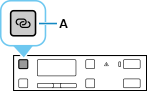 figure : Appuyez sur le bouton Connexion sans fil et maintenez-le enfoncé