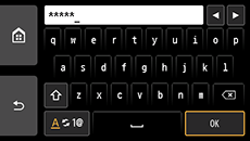 Ecran de introducere a cheii WEP