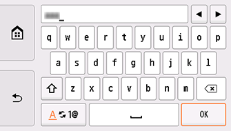 Écran Entrer le nom du routeur sans fil