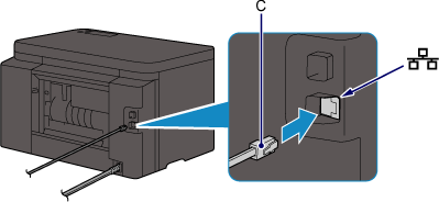 Imagen: Conexión del cable Ethernet