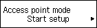 Ekranas „Prieigos taško režimas“