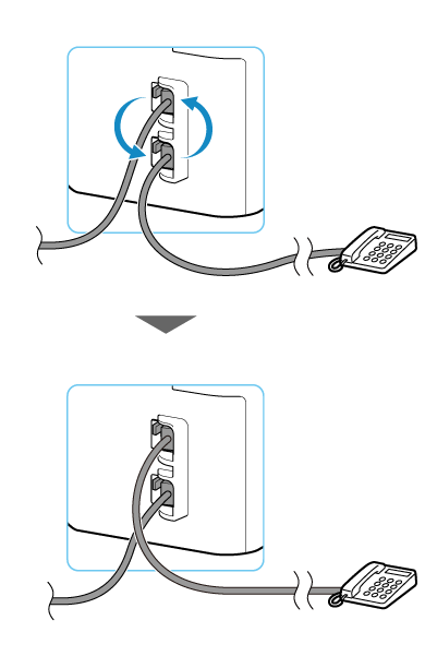 şekil: Telefon kordonlarını değiştirme